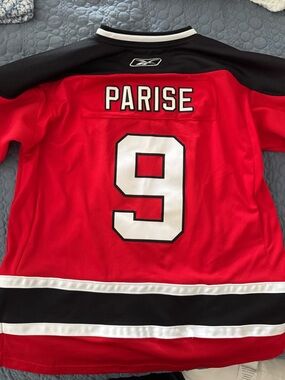 PARISE #9 Hockey Jersey - Reebok - Youth L/XL